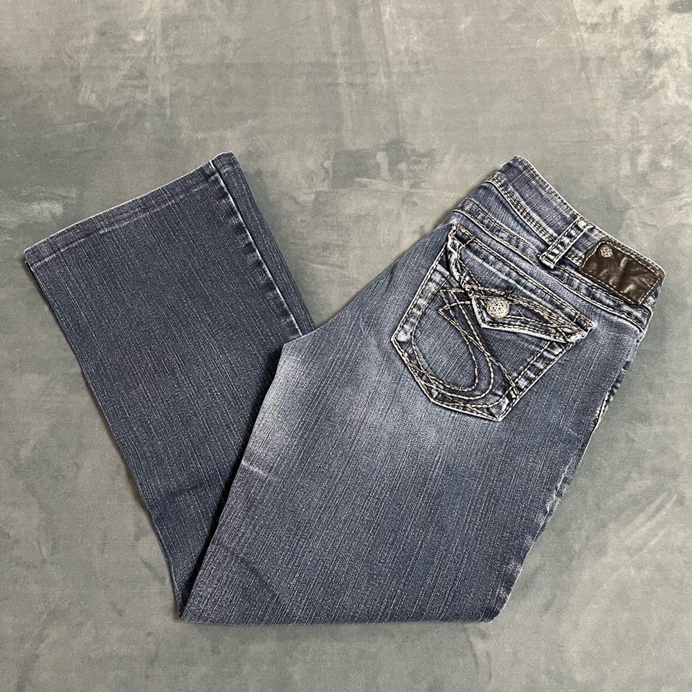 🌼 Silver Suki Surplus Jeans, size 34 (I think) 🤔